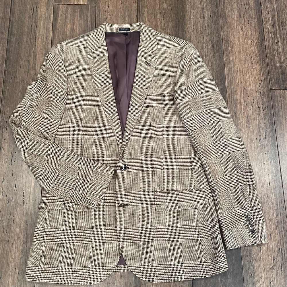 J. Crew Ludlow Silk and Linen Blazer
